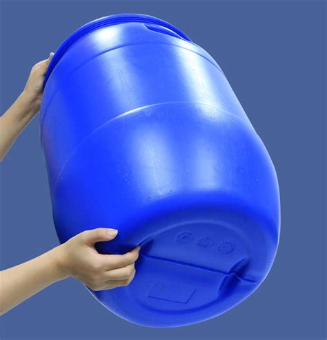 HDPE Plastic Drum With Blue Iron Coop Barrel 200L China 200L Lron