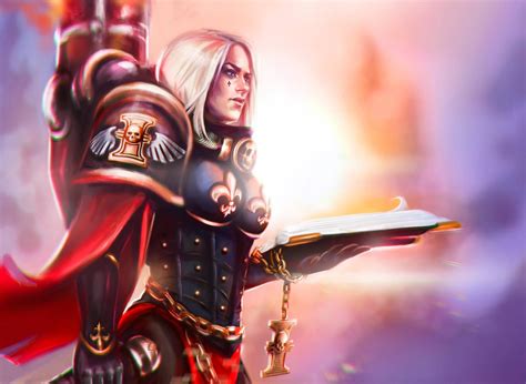 Canoness Art By Ksenia Gordeeva 40k Gallery