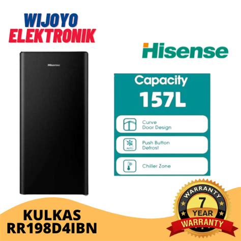 Jual Hisense Kulkas Pintu Rr D Ibn Liter Rr D Ibn Rr