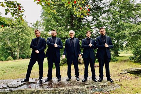 All Black Groomsmen Attire Forest Wedding Dream Wedding Groomsmen