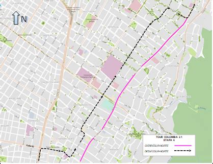 Cierres viales y desvíos en Bogotá por el Tour Colombia 2024 Bogota