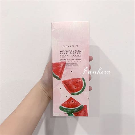 Jual Glow Recipe Watermelon Glow Pink Dream Body Cream 240 Ml Shopee Indonesia