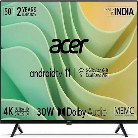 Black Acer I Series 55 Inch Ultra Hd 4k Smart Led Tv At Rs 15000piece