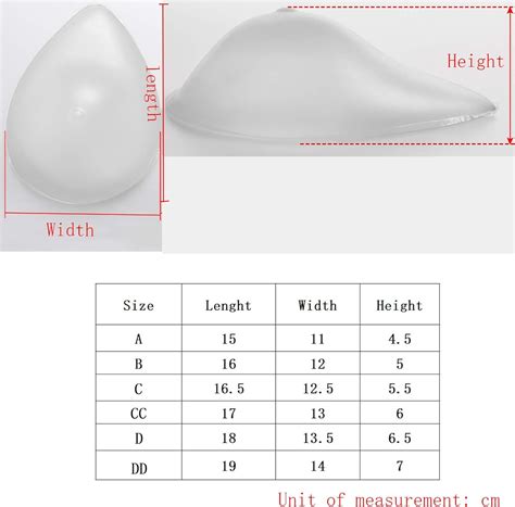 MTLIVE 1 Pairs Transparent Boob Prosthesis Boob Push Up Silicone Breast