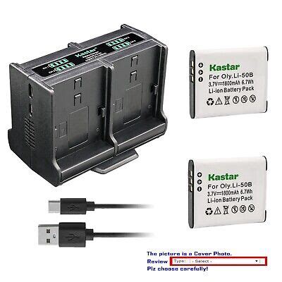 Kastar Battery Quadruple Charger For Ge Dv G Imaging J S Rd