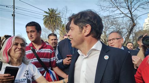 Axel Kicillof se sumó la marcha aniversario por La Noche de los Lápices