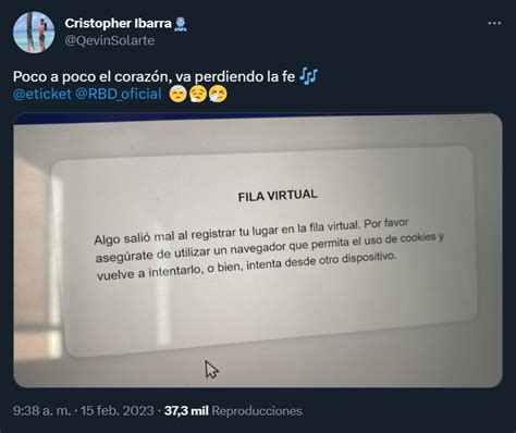 Rbd En Colombia A Pesar Del Colapso De La Página De E Ticket Solo Hay