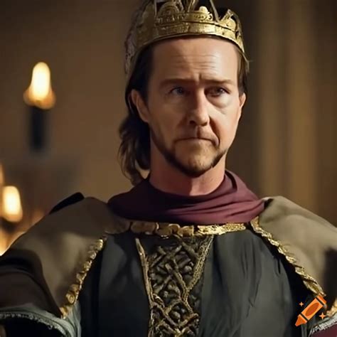 Edward Norton As King Baldwin Iv In Kingdom Of Heaven On Craiyon