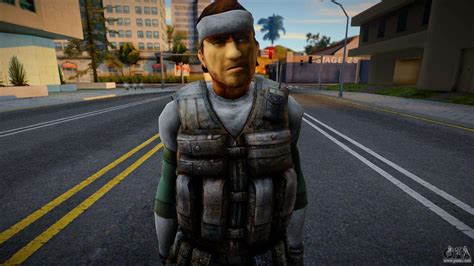 Guerilla Solid Snake From Counter Strike Source For Gta San Andreas