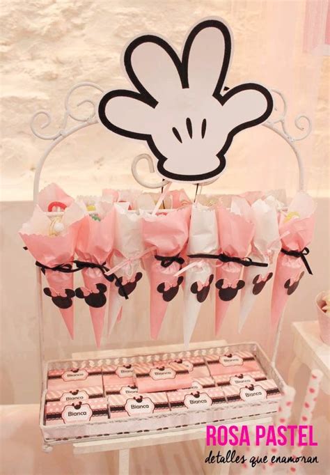 Candy Bar 20 Chicos Golosinas Personalizadas 76999 Minnie Mouse Birthday Party Minnie