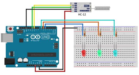 Comunicação Sem Fio Com Módulo Wireless Hc 12 E Arduino Arduino E Cia