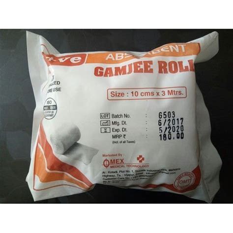 Tvadartham White Absorbent Gamjee Roll For Filling Material At Rs