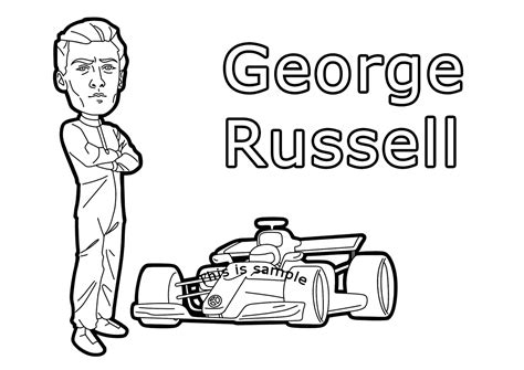 Formula 1 Coloring Pages