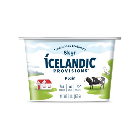 Plain Traditional Icelandic Skyr, 5.3 oz - TrueFood