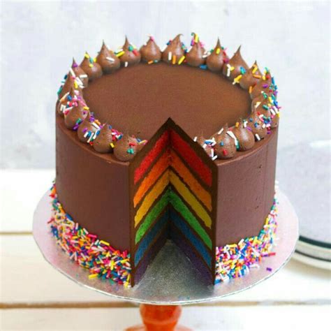 Pin By Luiza Helena On Aniversário Rainbow Cake Recipe Rainbow Birthday Cake Rainbow Cake