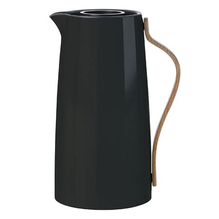 Stelton Emma Isolierkanne Kaffee 1 2 L Schwarz Ca 24