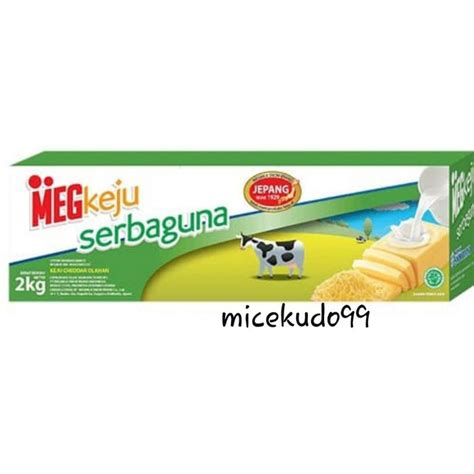 Jual Keju Meg Cheddar Cheese Serbaguna Kg Kotak Hijau Shopee Indonesia