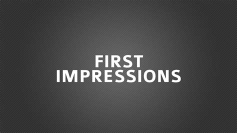 First Impressions Quotes. QuotesGram