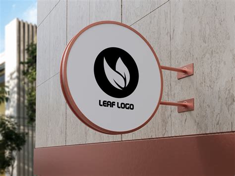 Logo Black and White - Leaf Logo Graphic by crownstudio · Creative Fabrica