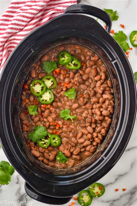 Crock Pot Pinto Beans - Simple Joy