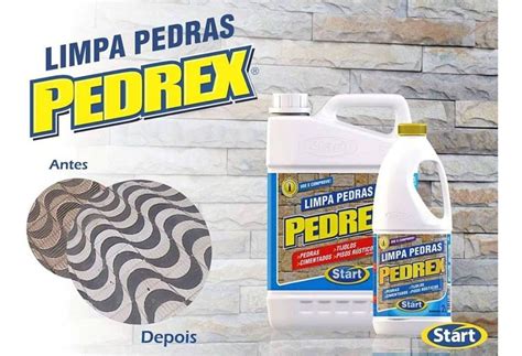 Pedrex Limpa Pedras Start Antiderrapante Concentrado Litro Mercadolivre