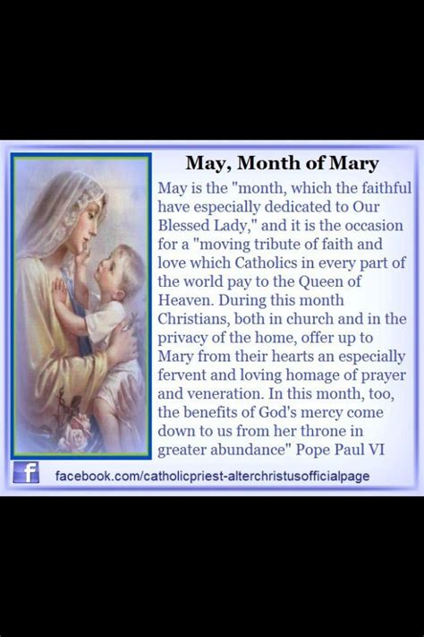 May The Month Of Mary Catholic II Pinterest