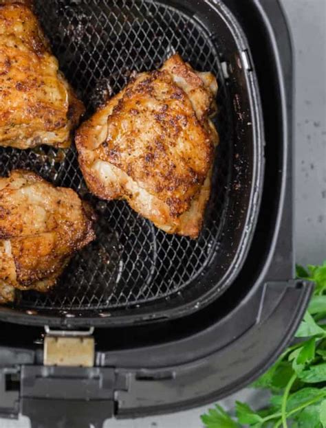 Air Fryer Chicken Thighs Perfect Every Time Recipe Rachel Cooks®