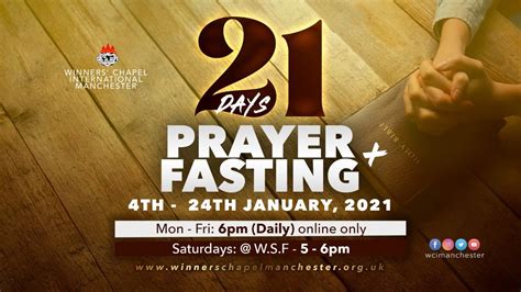 21 Days Of Fasting And Prayer