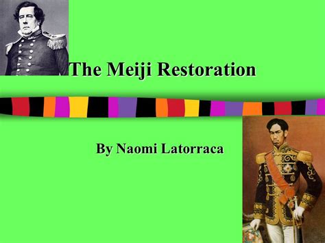 Meiji Restoration Powerpoint