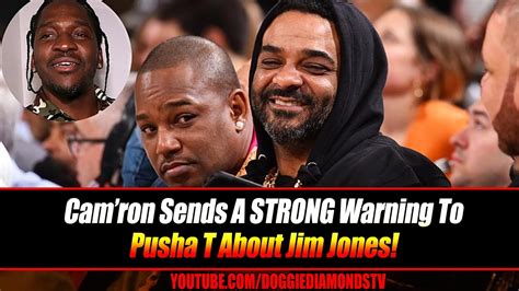 Camron Sends A Strong Warning To Pusha T About Jim Jones Youtube