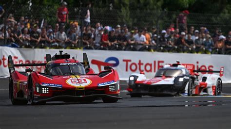 Ferrari Lidera Con Solidez Las 24 Horas De Le Mans Tras Un Diluvio Y