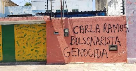 Pianista Apoiadora De Bolsonaro Tem Muro Vandalizado Em Teresina