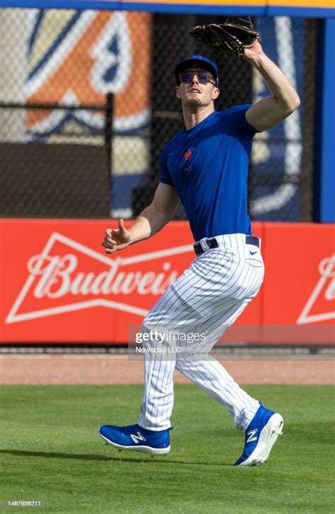 New York Mets Outfielder Mark Canha During A Spring Training Workout