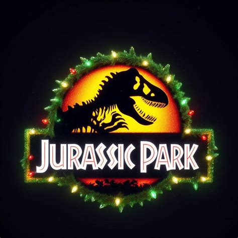 Jurassic Park Christmas Logo By Prehistoricpark96 On Deviantart