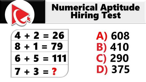 How To Pass A Numerical Aptitude Test Questions With Answers