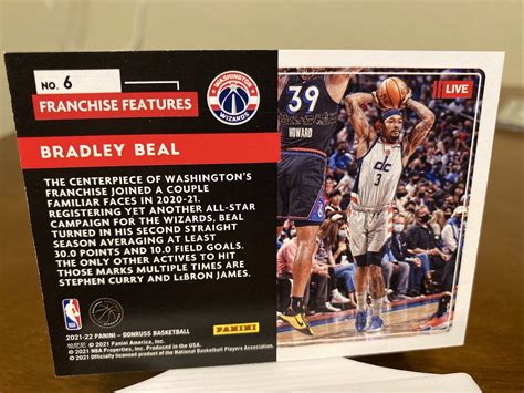 Panini Donruss Bradley Beal Franchise Features Yellow