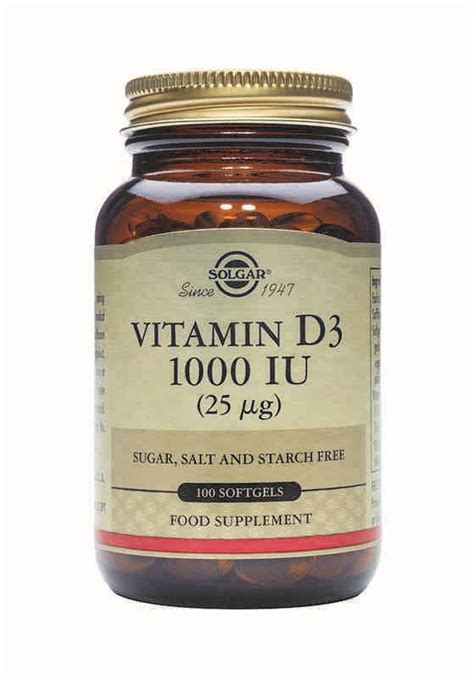 Vitamina D Ui Mcg C Psulas Blandas Solgar Okira