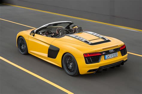 Audi R8 Spyder Convertible Shown At 2016 New York Auto Show