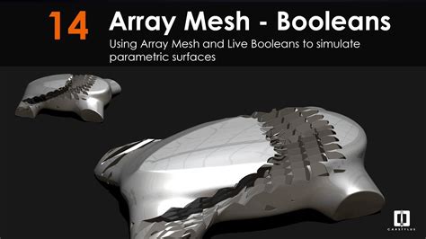 Array Mesh Boolean Modeling Youtube