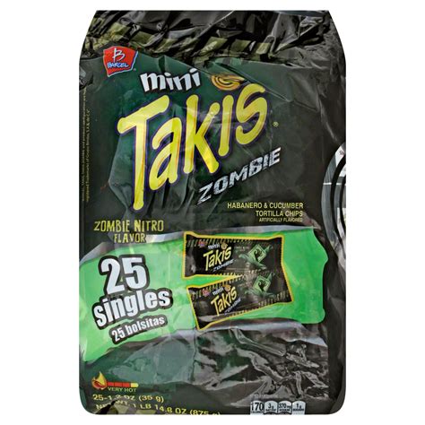 Barcel Takis Mini Zombie Tortilla Chips Singles Shop Chips At H E B