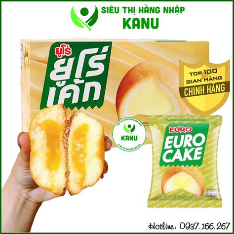 S Th Ng H P B Nh Tr Ng Euro Custard Cake Th I Lan G Shopee