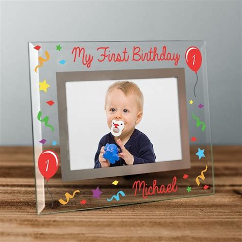 My 1st Birthday Custom Picture Frame Etsy