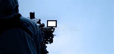 Video Production Behind the Scenes. Making of TV Commercial Movie Stock Photo - Image of ...