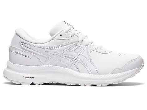 Gel Contend Walker Women Whitewhite Womens Running Shoes