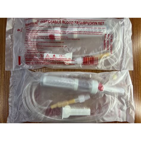 Surgitech Indoplas Blood Transfusion Set BT Set 1piece Shopee