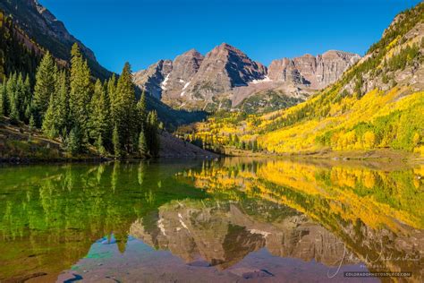 Aspen Colorado's Maroon Bells & Fall Colors of Aspen Trees