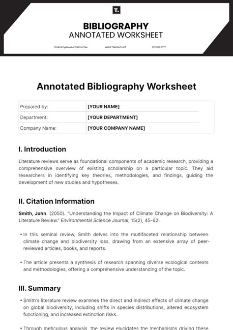 Free Bibliography Worksheet Download Free Bibliography Worksheet Png