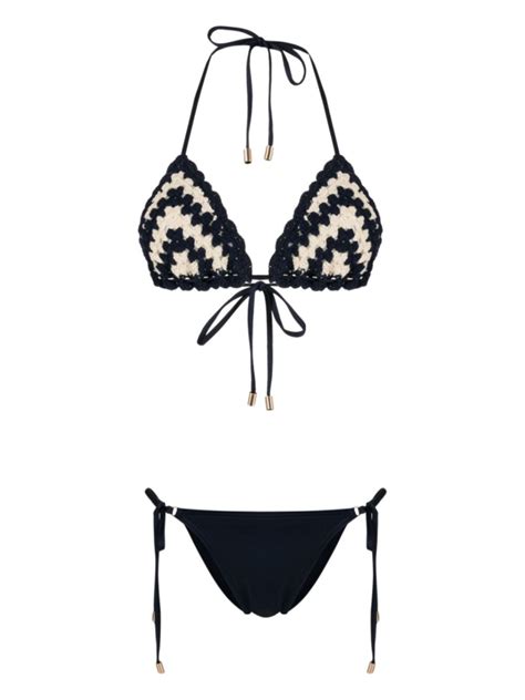 Zimmermann Chintz Crochet Knit Bikini Wss