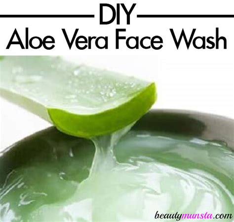 DIY Aloe Vera Cleanser / Face Wash Recipe | Natural, Foaming ...