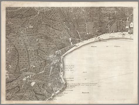 Naples Sheet Mappa Topografica Della Citt Di Napoli E De Suoi